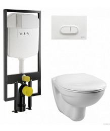 Инсталяция+унитаз+кнопка Vitra Normus 9005B003-7210